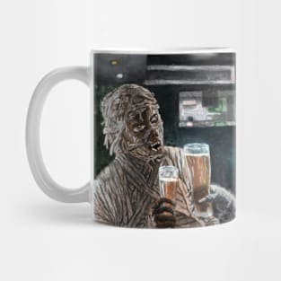 Mummy and Werewolf Happy Hour Drinking Beer Mug